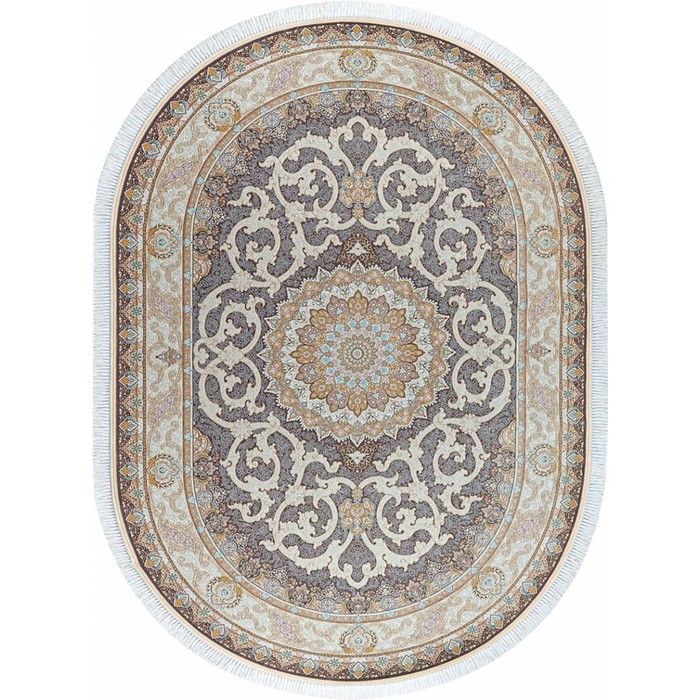 

Ковёр овальный Mashad 1500 G145, размер 80x150 см