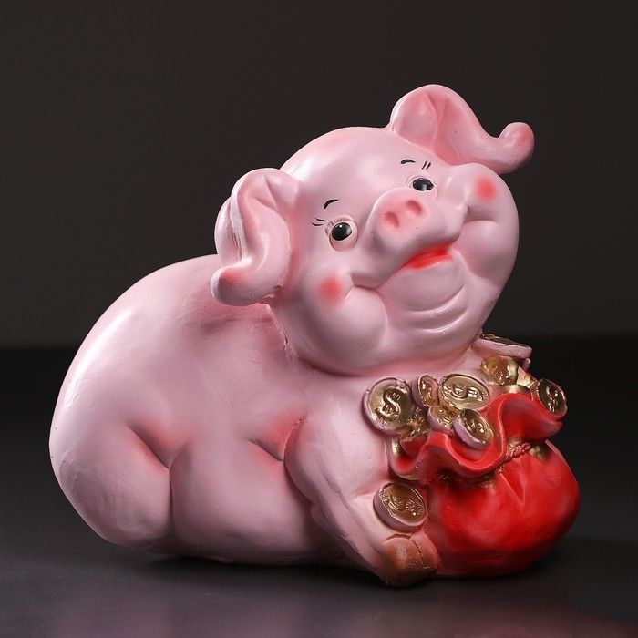 Копилка "Свин: с монетами"