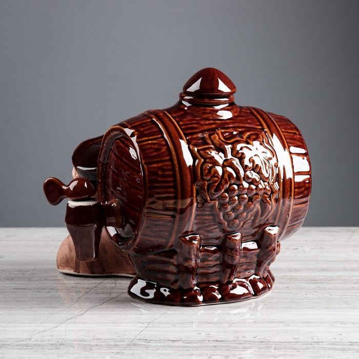 Бочка для вина с рюмками "Моряк" 4 л