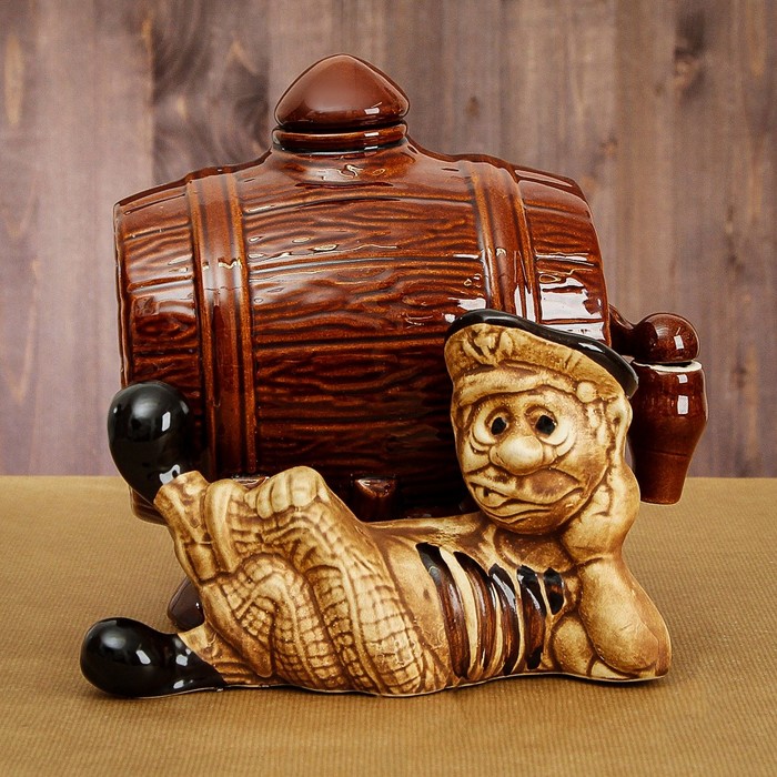 Бочка для вина с рюмками "Моряк" 4 л