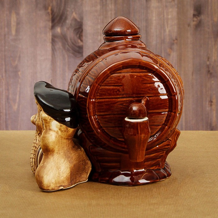 Бочка для вина с рюмками "Моряк" 4 л