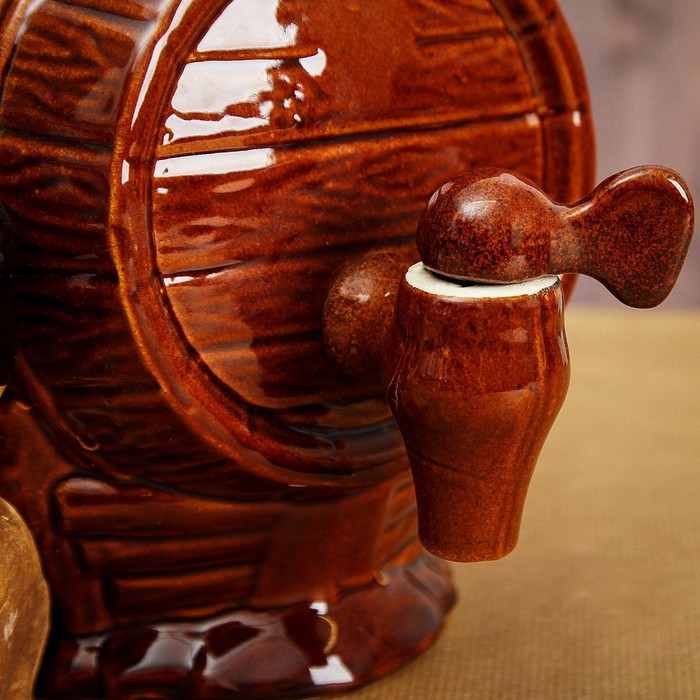 Бочка для вина с рюмками "Моряк" 4 л