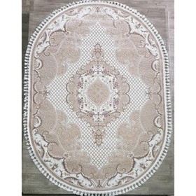 

Ковёр овальный Ritim 36145A, размер 150x225 см