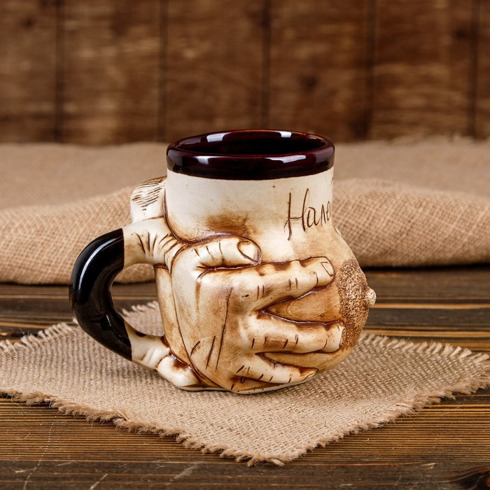 Кружка для пива "Грудь" 0,5 л, микс