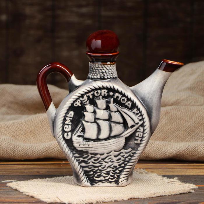 Набор коньячный "Семь футов под килем", 1,2 л