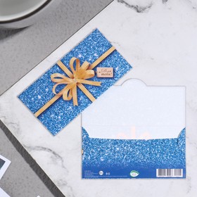 

Конверт для денег "Бант" 16х8см