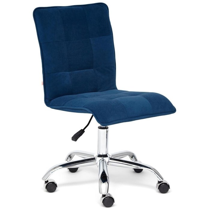 Кресло ZERO флок синий 32 кресло руководителя oreon флок синий 32