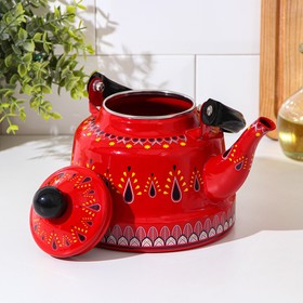 

Чайник эмалированный «Валенсия», 1,7 л, 21×16×21 см, индукция, цвет красный