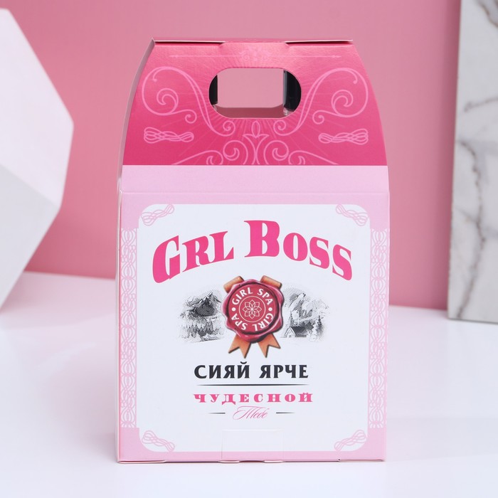 Набор GRL BOSS, гель для душа, 250 мл, сладкий вермут, соль для ванн, 300 г, нежная роза