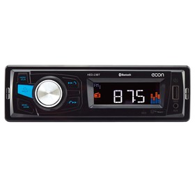 Автомагнитола MP3/WMA Econ HED-23BT, 50Вт, USB, MP3, AUX, Bluetooth, цвет чёрный Ош