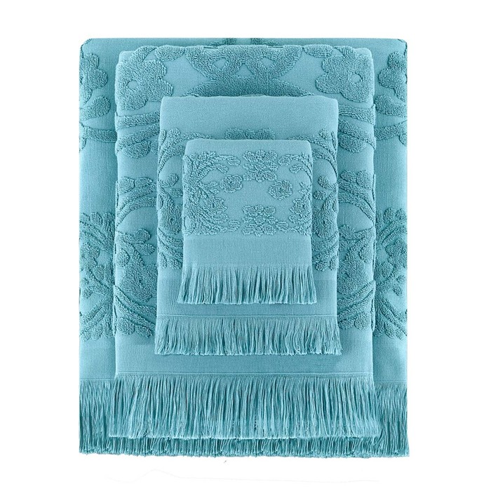 Полотенце Arya Home Isabel Soft, размер 30x50 см, цвет аква