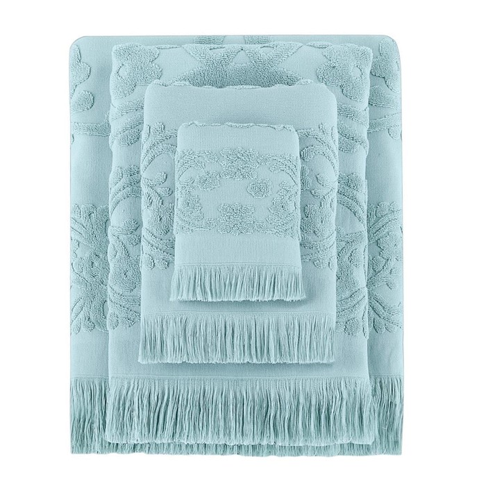 Полотенце Arya Home Isabel Soft, размер 30x50 см, цвет мятный полотенце arya с бахромой 70x140 isabel soft экрю