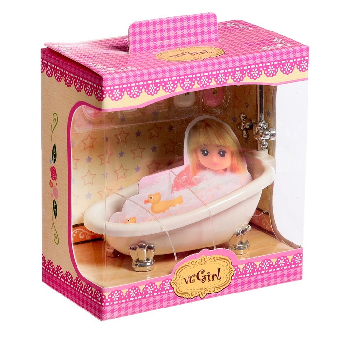 фото Набор мебели для кукол «уют-2: ванная»