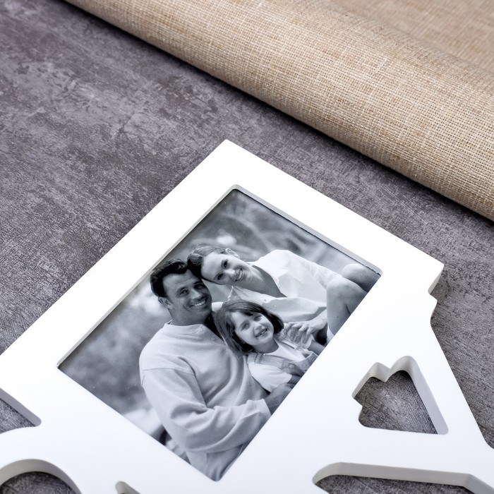 Фоторамка на 4 фото 9х9 см, 9х13 см, 10х15 см I LOVE YOU