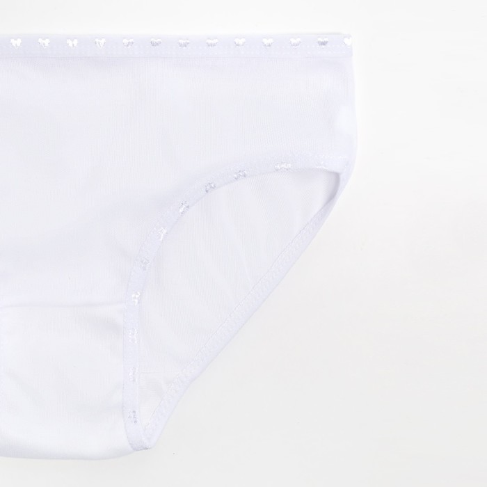 

Трусы для девочки, цвет белый, рост 122-128 см
