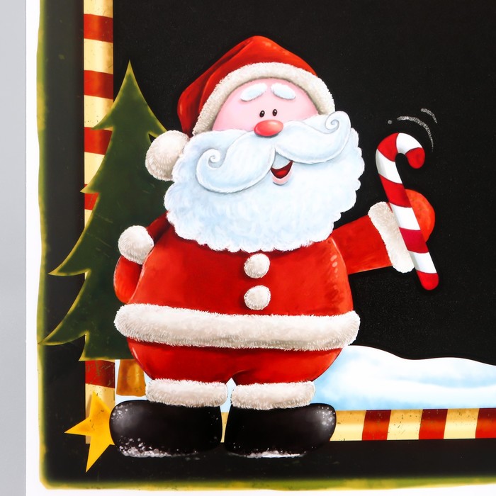 

Декоративная наклейка "Дедушка мороз" 30х38 см