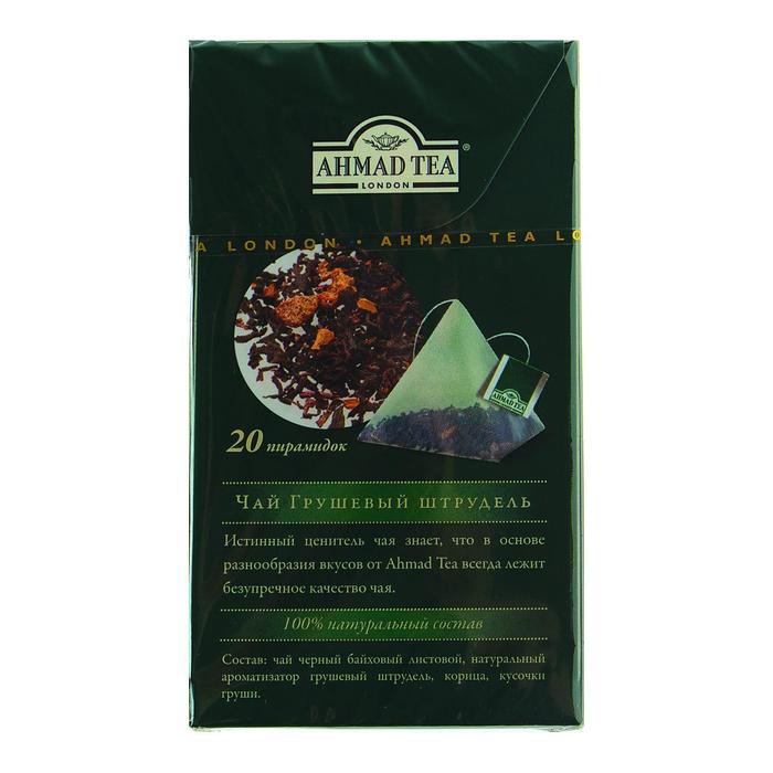 

Чай черный Ahmad Tea 20п*1,8г/Pear Strudel/с грушей и корицей