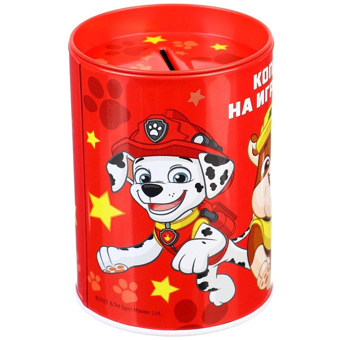 Копилка декор стразами "Коплю на игрушку" Paw Patrol