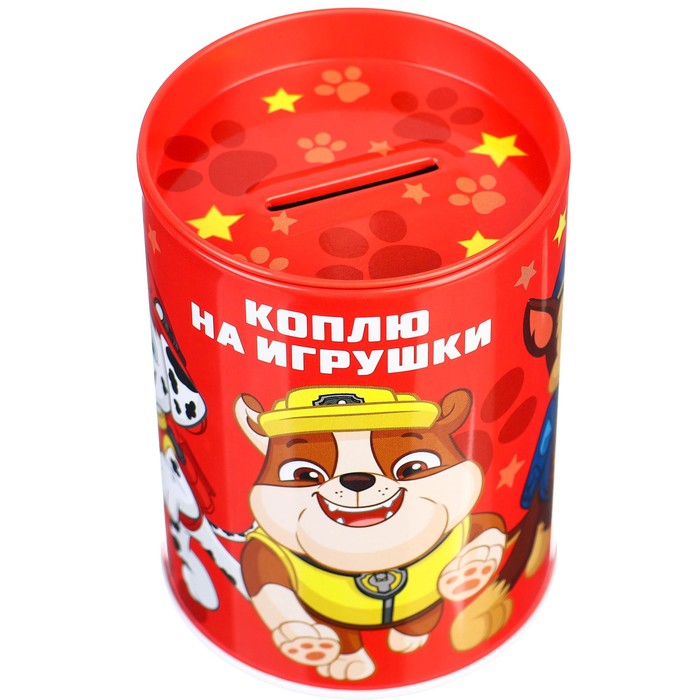 Копилка декор стразами "Коплю на игрушку" Paw Patrol