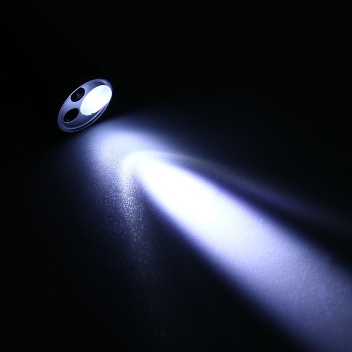 Фонарь 3в1: лазерная указка, UV свет, 1200 мАч, 5 Вт, USB, луч красный 200 м, 11.1 х 1.4 см   908175