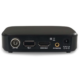 

Приставка для цифрового ТВ BarTon TA-561, FullHD, DVB-T2, HDMI, USB, чёрная