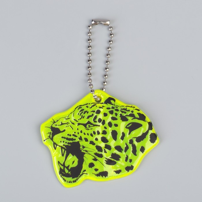 Светоотражающий элемент «Леопард», двусторонний, 5,5 × 4,4 см, цвет МИКС