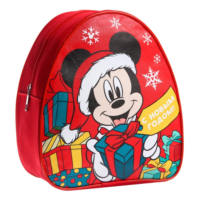 Рюкзак детский «С Новым годом!», Микки Маус рюкзак детский плюшевый микки маус