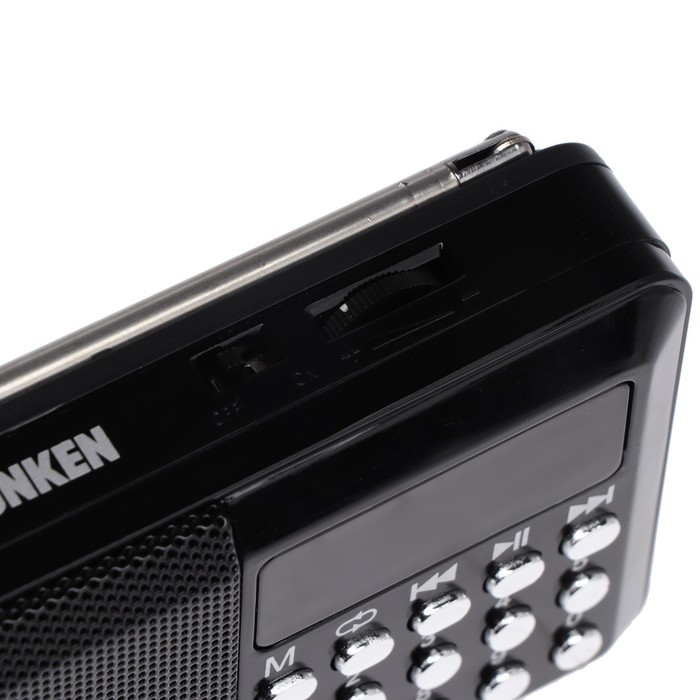 Радиоприемник Telefunken TF-1667, FM+ 87.5 МГц - 108 МГц, MP3, USB, microSD,800 мАч, чёрный