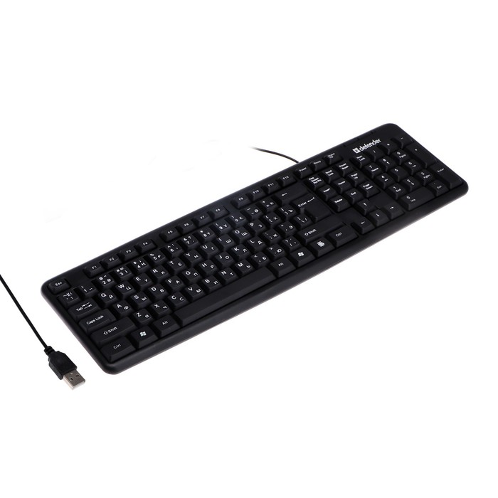 Клавиатура Defender Element HB-520, проводная, мембранная, 107 клавиш, USB, чёрная