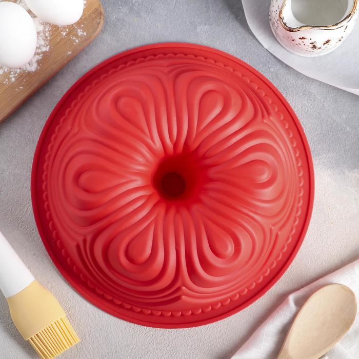 Форма для выпечки 25 см "Немецкий кекс. Торжество", цвета МИКС