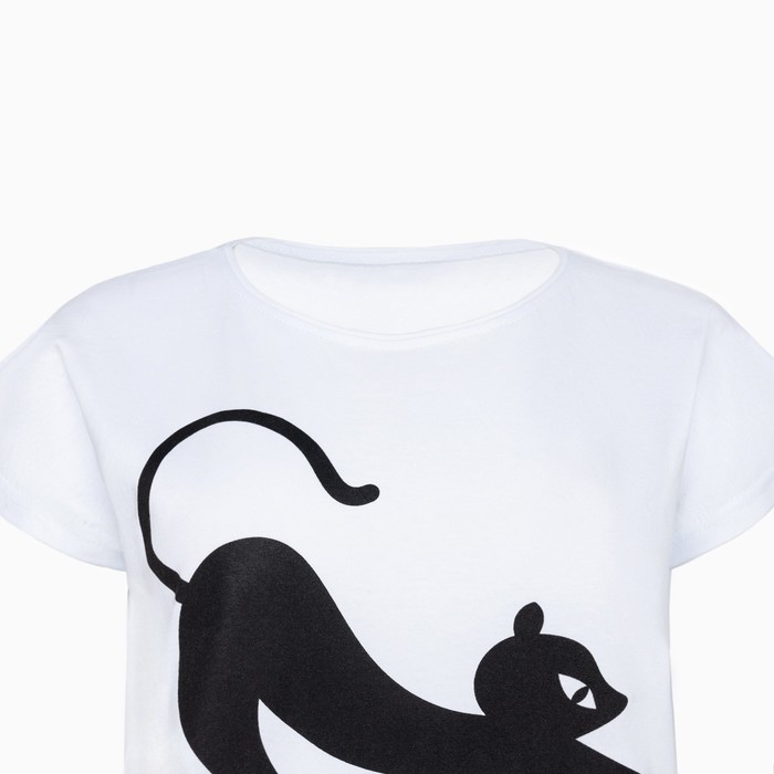 фото Комплект женский (шорты/футболка) домашний, цвет синий, размер 50 руся