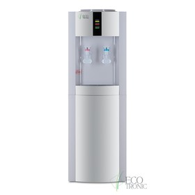 Кулер для воды Ecotronic H1-LE v.2, нагрев и охлаждение, 500/60 Вт, бело-серебристый