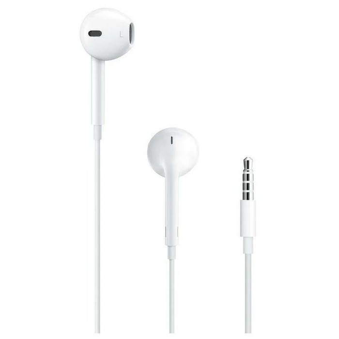 Наушники Apple EarPods (MNHF2ZM/A), вкладыши, микрофон, 3.5 мм, 1.2 м, белые