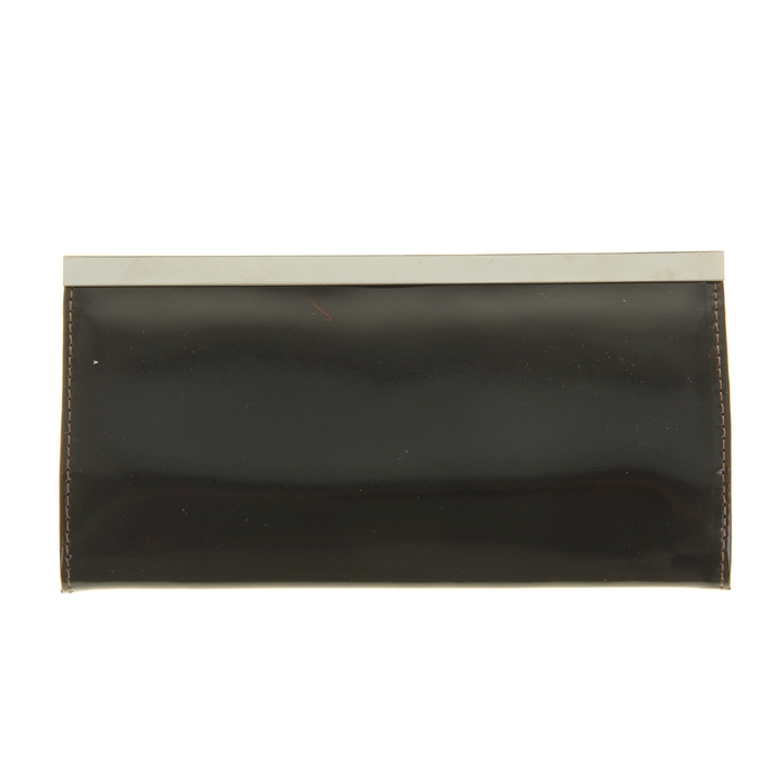 Кошелёк женский на застёжке, 3 отдела для купюр, для монет, для кредитных карт, цвет коричневый