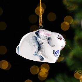 

Елочная игрушка "Зайка"