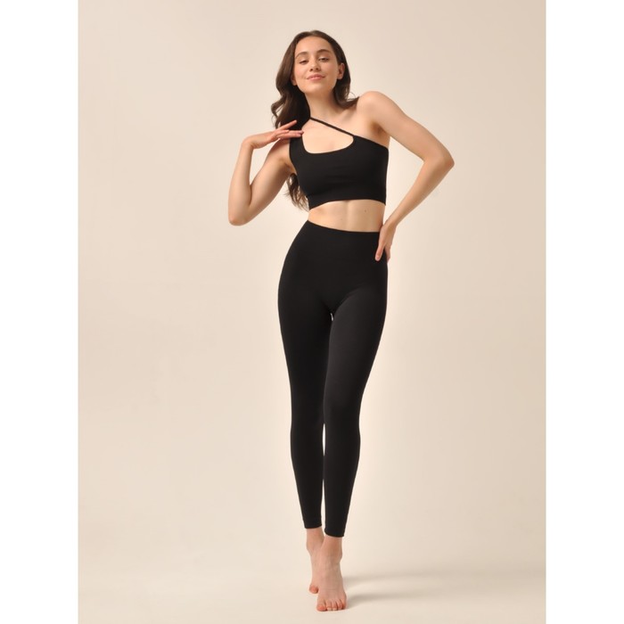 фото Топ женский top one shoulder, размер l, цвет чёрный my