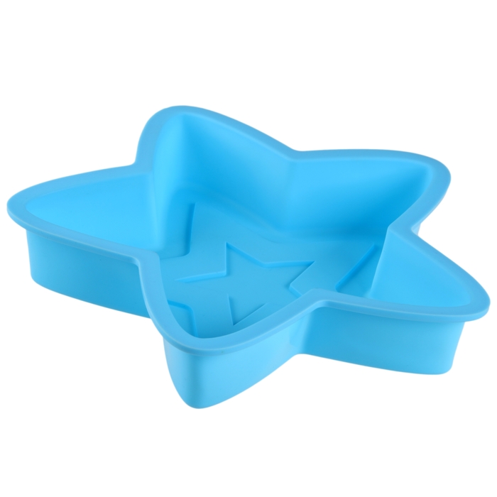 Форма для выпечки "Пятиконечная звезда" 27х27 см, цвета МИКС