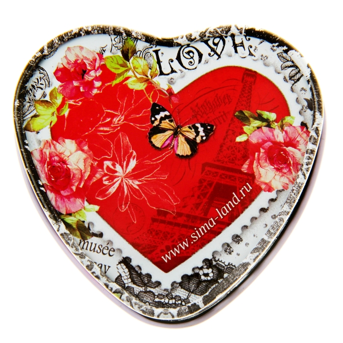 Мыльные лепестки в шкатулке-сердце "Пусть сбываются мечты", 3 шт.