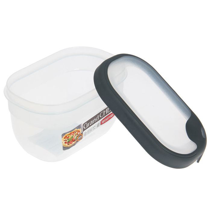 Контейнер пищевой 750 мл с герметичной крышкой Grand Сhef, цвет серый