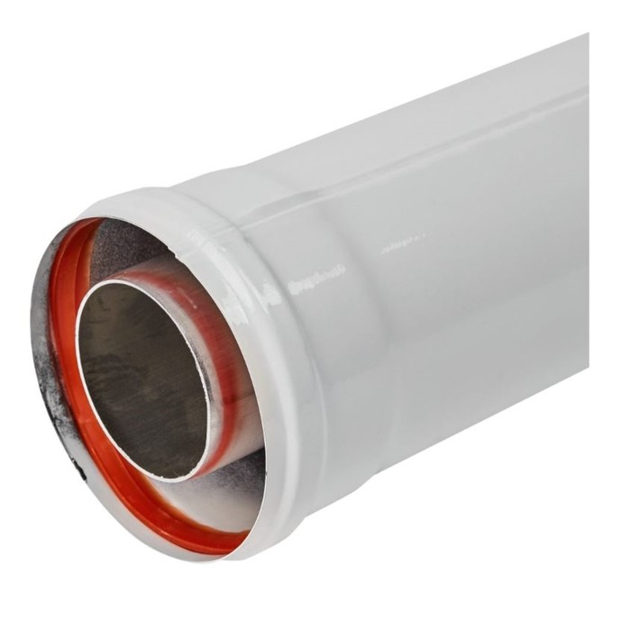 

Элемент дымохода KRATS TL-1M/ST, DN 60/100 мм, длина 1 м, с антиоблединителем, алюминий