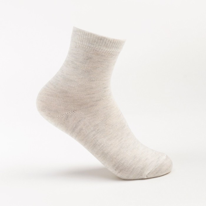 Носки детские, цвет серый, размер 11-12