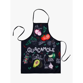 

Фартук AMARO HOME GUACAMOLE, размер 68х83 см, цвет чёрный