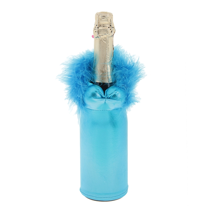 Одежда на бутылку "Жгучая красавица", цвет голубой