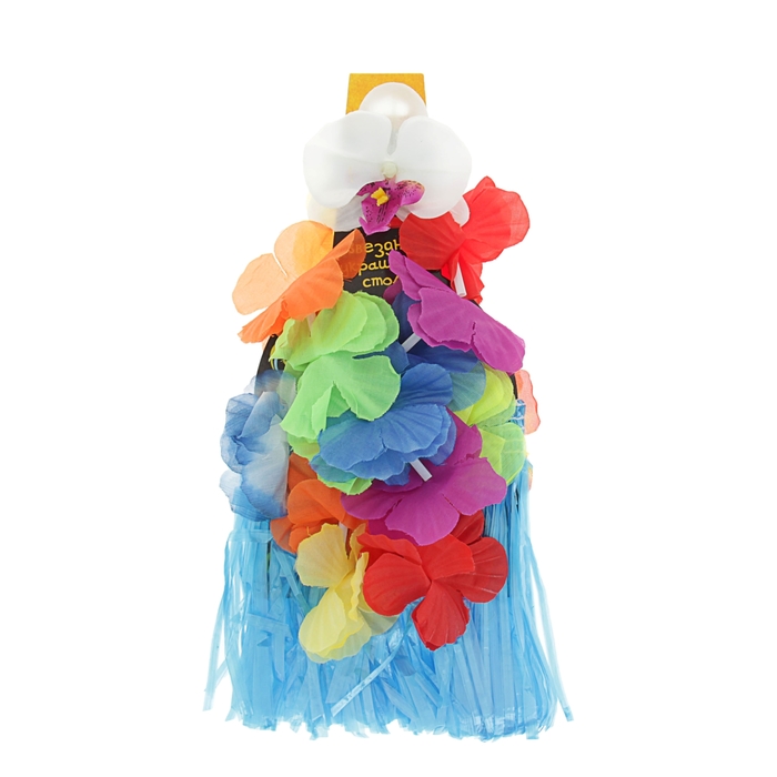 Одежда на бутылку "Гавайи", цвет голубой