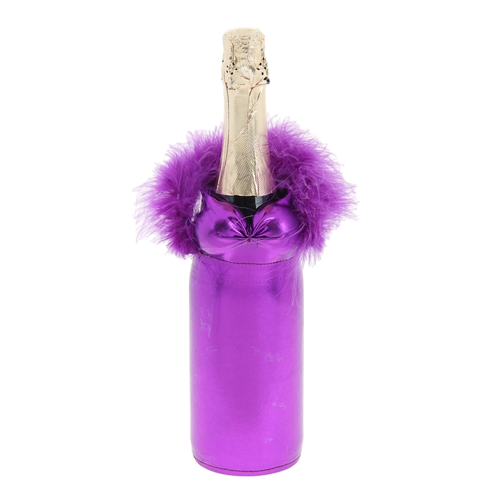 Одежда на бутылку "Жгучая красавица", цвет фиолетовый