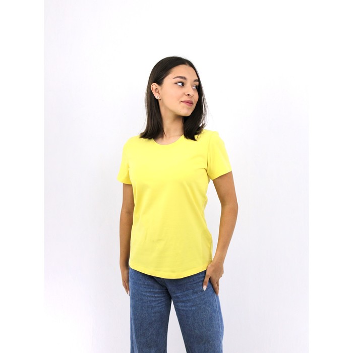 Футболка женская, размер 56, цвет жёлтый футболка женская размер m цвет жёлтый