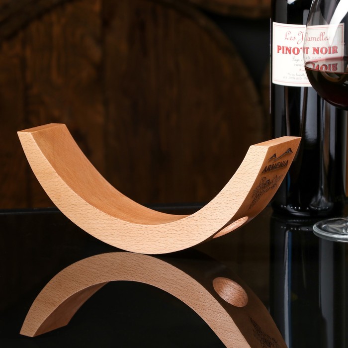 фото Подставка для вина деревянная "баланс", микс, армения handle brand