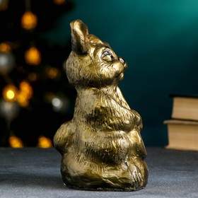 

Копилка "Заяц с долларом" бронзовый, 21х13см