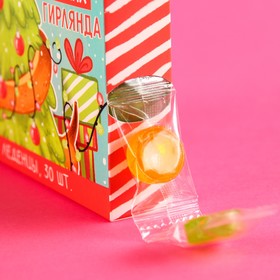 

Леденцы в ленте в коробке «Как гирлянда», 30 шт.