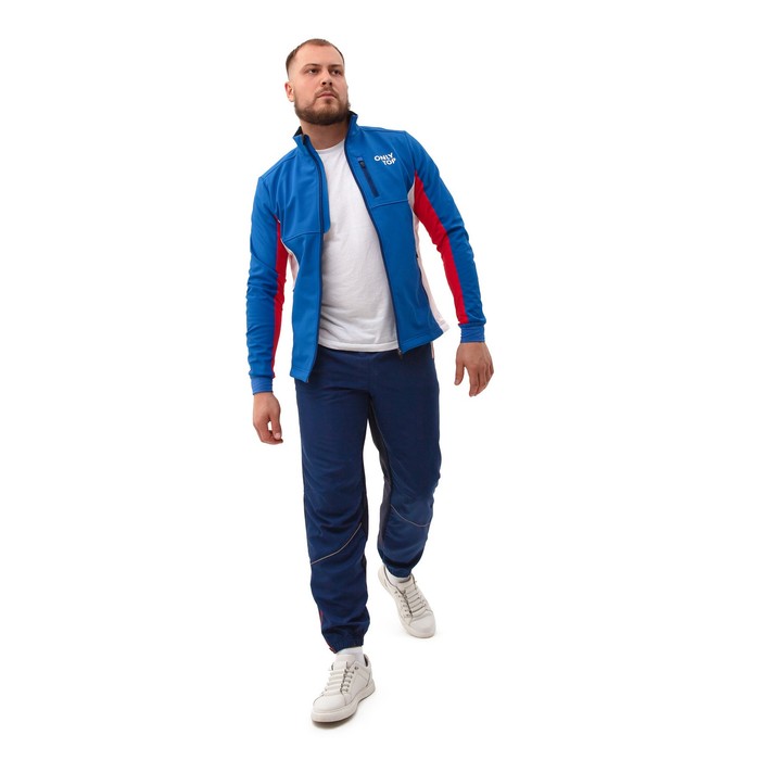 

Брюки ветрозащитные ONLYTOP унисекс, р. 50, цвет синий